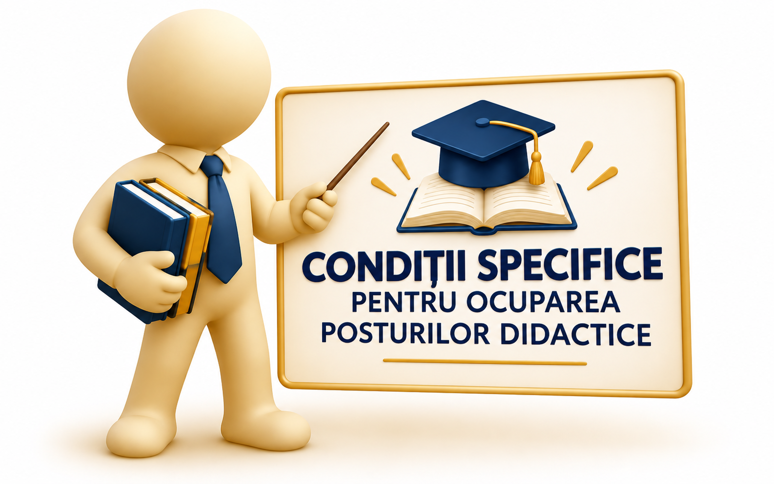 Conditii specifice pentru ocuparea posturilor didactice.